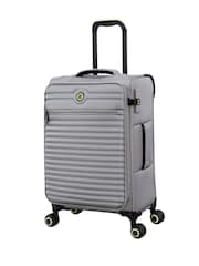 IT Luggage Grey Circulator Cabin Suitcase - Image 4 of 8
