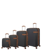 IT Luggage Grey Clarify Suitcase Set 4 Piece - Image 1 of 11