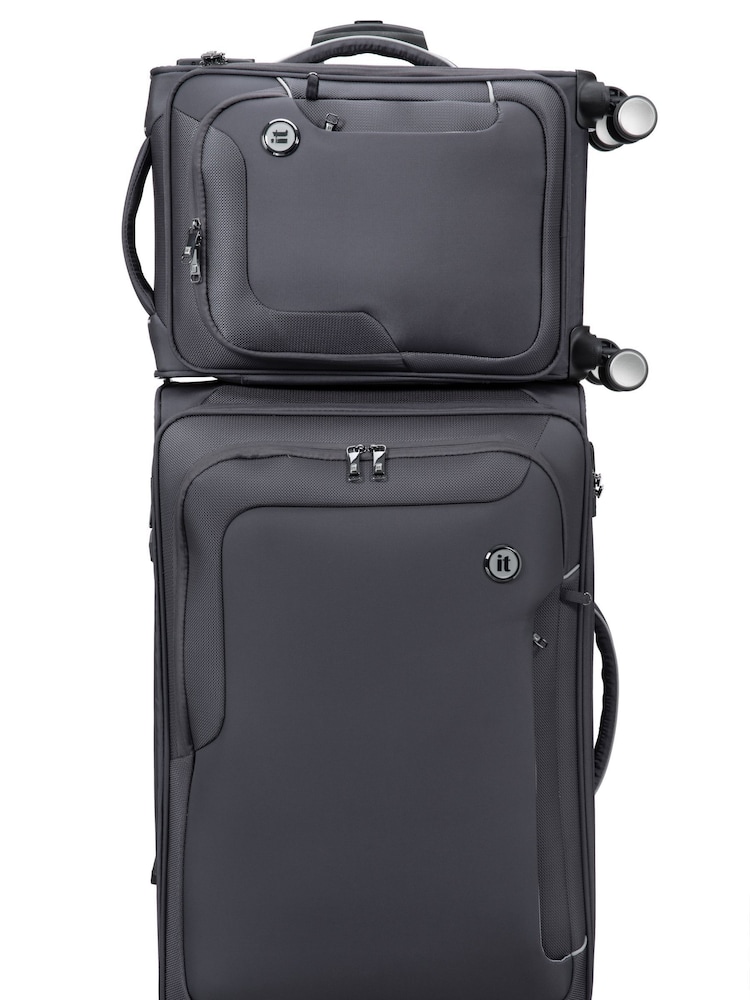 IT Luggage Large Grey Teleported Suitcase - Image 8 of 8