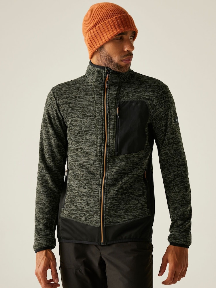 Regatta Green Baslinn Zipthrough Fleece - Image 1 of 7