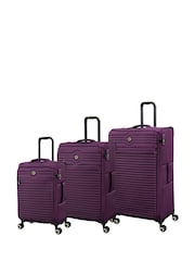 IT Luggage Purple Circulator Suitcase Set 3 Piece - Image 8 of 12