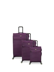 IT Luggage Purple Circulator Suitcase Set 3 Piece - Image 9 of 12