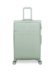 IT Luggage Medium Green Lustrous Luxe Desert Sage Suitcase - Image 1 of 8