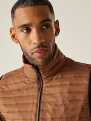 Regatta Brown Mens Anderson Hybrid Body Warmer Gilet - Image 1 of 7