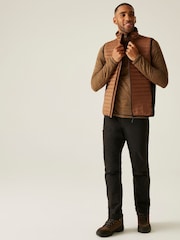 Regatta Brown Mens Anderson Hybrid Body Warmer Gilet - Image 2 of 7