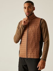 Regatta Brown Mens Anderson Hybrid Body Warmer Gilet - Image 3 of 7