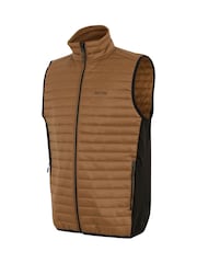 Regatta Brown Mens Anderson Hybrid Body Warmer Gilet - Image 6 of 7
