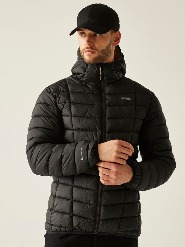 Regatta Black Asper Midweight Coat - Image 2 of 8