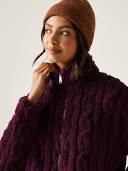 Regatta Purple Alaiya Fluffy Fleece - Image 1 of 8