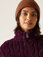 Regatta Purple Alaiya Fluffy Fleece - Image 4 of 8