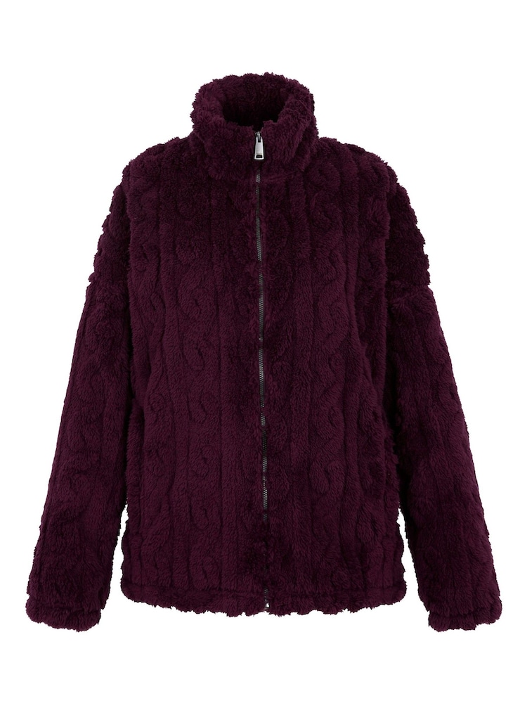 Pull Polaire Femme Regatta Violet 1/4 Zip Taille 20 – Léger Et Déperlant