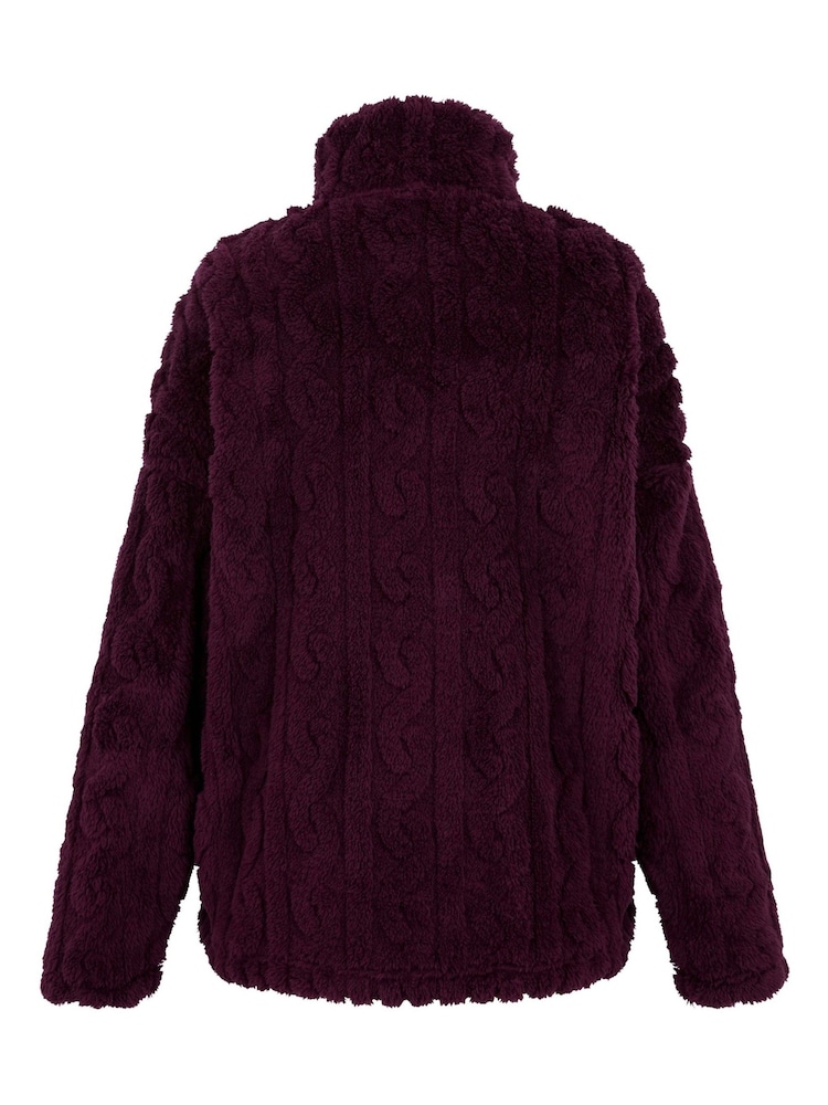 Regatta Purple Alaiya Fluffy Fleece - Image 8 of 8
