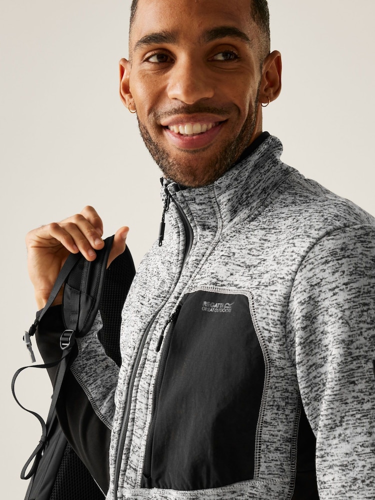 Regatta White Baslinn Zipthrough Fleece - Image 1 of 7