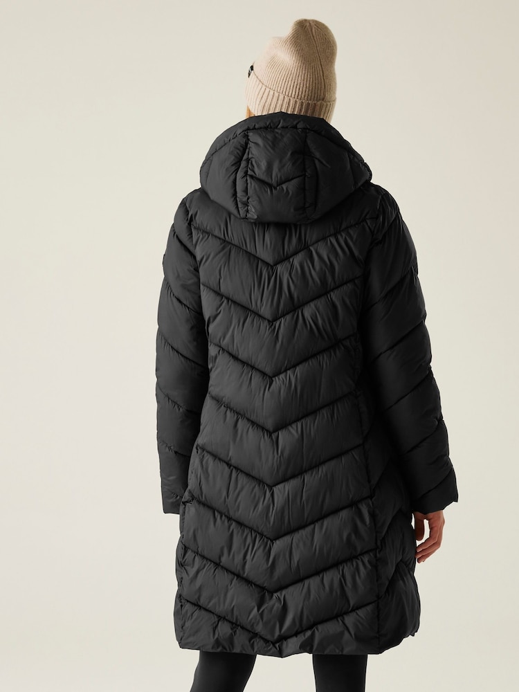 Regatta Black Anita Heavyweight Coat - Image 2 of 8 Regatta Black Anita Heavyweight Coat - Image 2 of 8
