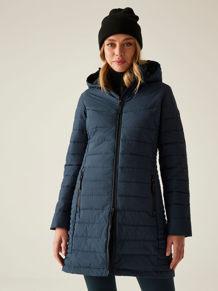 Regatta Blue Andria Heavyweight Coat - Image 1 of 9 Regatta Blue Andria Heavyweight Coat - Image 1 of 9