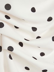 River Island Cream Drape Scuba Top - Image 6 of 6