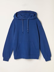 FatFace Freya Bright Blue Overhead Hoodie - Image 6 of 6