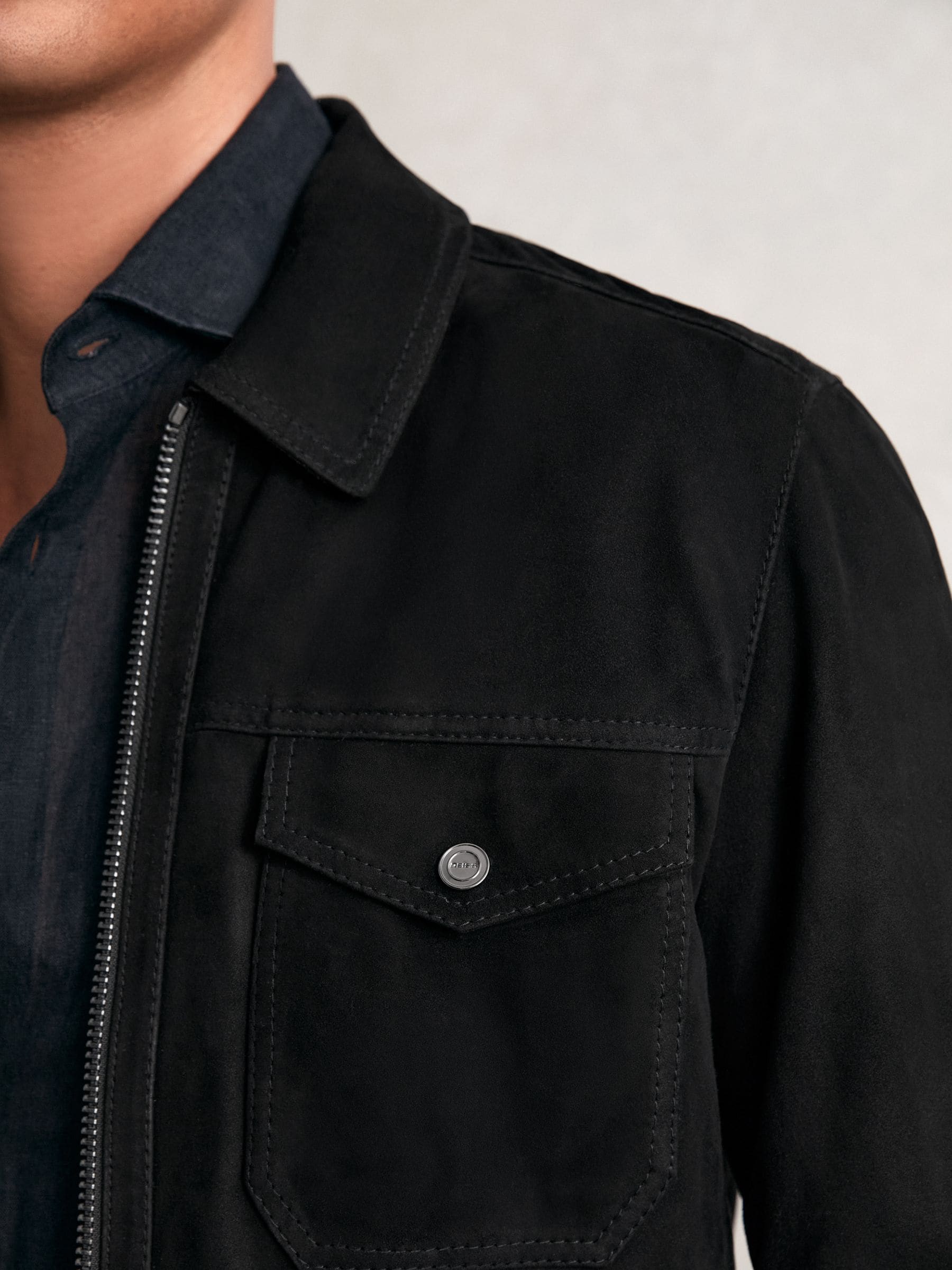 ZARA】スエードレザージャケット ジャケットUKブランド スエード 本革 REISS ZWCOLLECTION (ZARA LIMITEDEDITION ジャケット・アウター