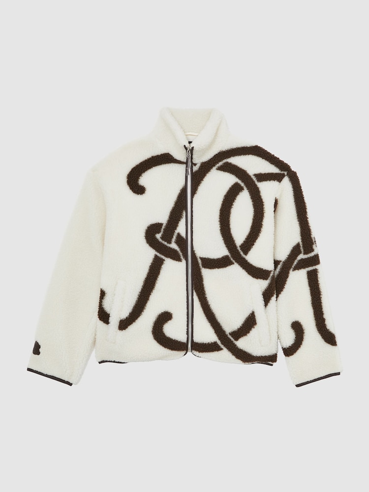 Reiss White/Brown Kidd Jacket - Image 2 of 9