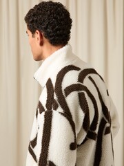 Reiss White/Brown Kidd Jacket - Image 6 of 9