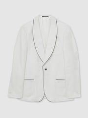 Reiss Ivory White Caprio Jacket - Image 2 of 7