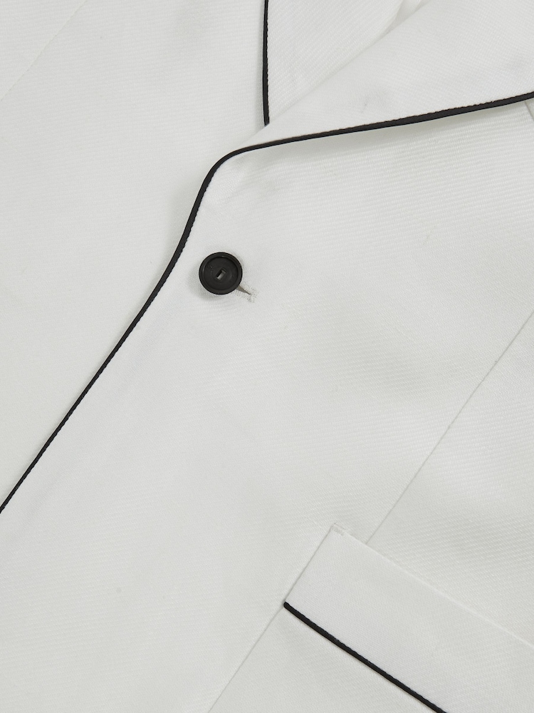 Reiss Ivory White Caprio Jacket - Image 7 of 7
