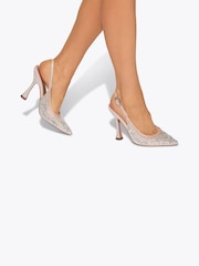 KG Kurt Geiger Pink Aria Gem Shoes - Image 1 of 5