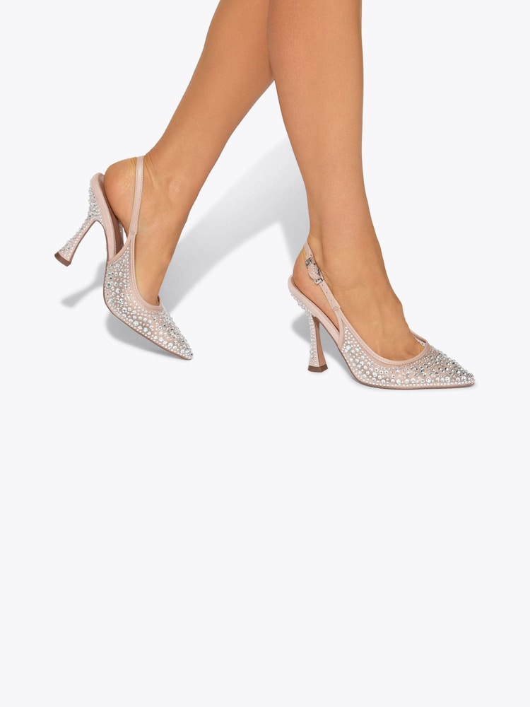 KG Kurt Geiger Pink Aria Gem Shoes - Image 1 of 5