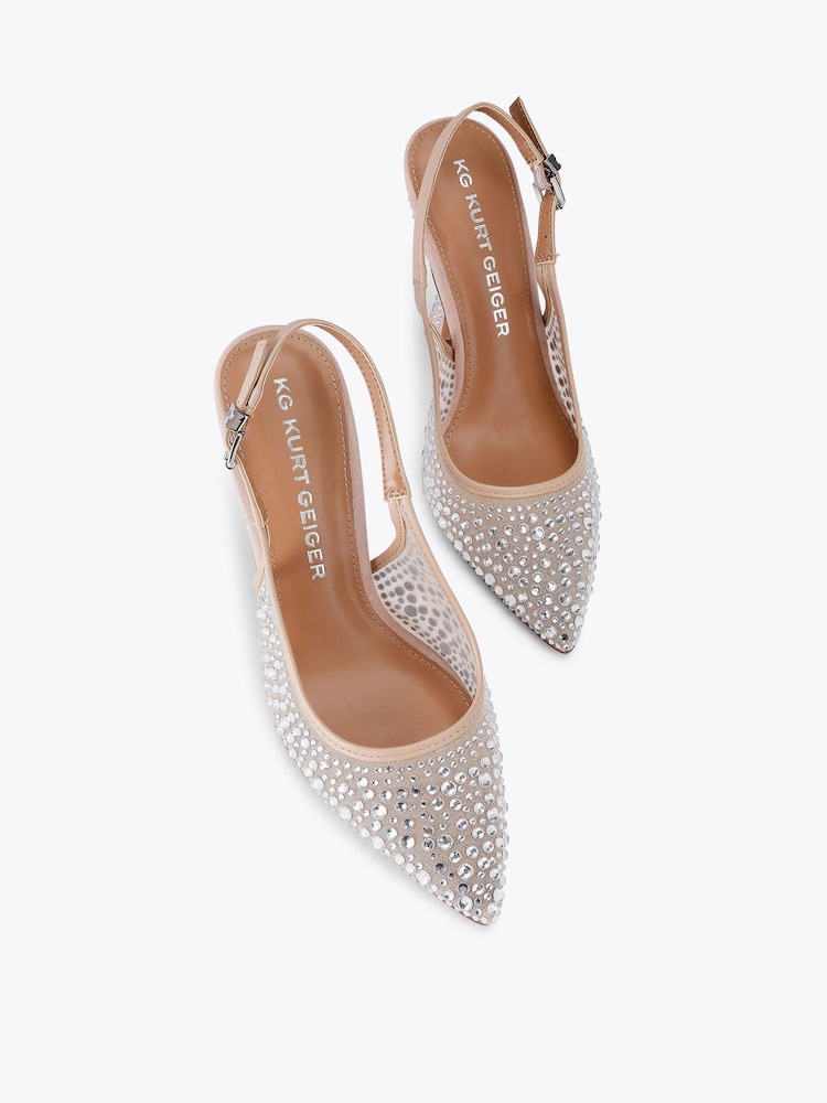 KG Kurt Geiger Pink Aria Gem Shoes - Image 2 of 4