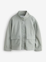 Khaki Green Utility Style Jacket - Image 1 of 1