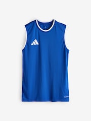 Albastru/Alb - adidas Entrada26 Sleeveless Jersey - Imaginea 1 din 1