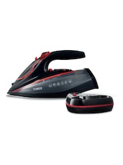 Tower Red/Black Steam Iron with Ceramic Soleplate - Image 1 of 6