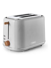 Tower Dove Grey Scandi 2 Slice Toaster - Image 1 of 6