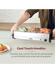 Tower Stainless Steel Buffet Server with 3 x 1.5L Tray Capacity - Image 5 of 6