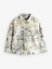 Camouflage Long Sleeve Camo Print Shacket - Image 1 of 1