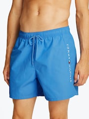 Tommy Hilfiger Blue Medium Long Drawstring Shorts - Image 4 of 5