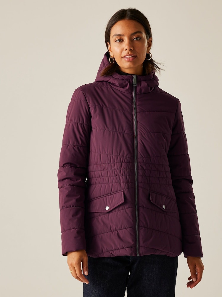 Regatta Purple Agara Heavyweight Coat - Image 1 of 9 Regatta Purple Agara Heavyweight Coat - Image 1 of 9