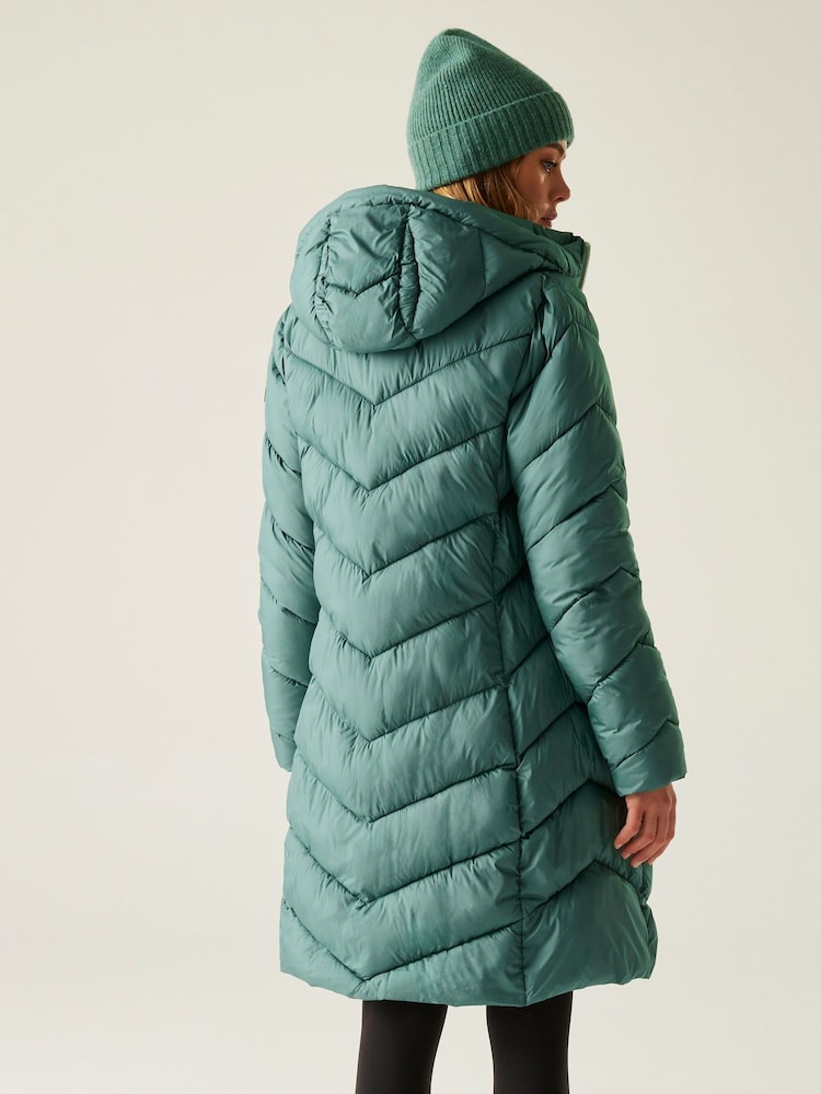 أخضر - Regatta Anita Heavyweight Coat - صورة 2 من 9