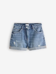 Dark Blue Denim Shorts 5 Pack - Image 1 of 1