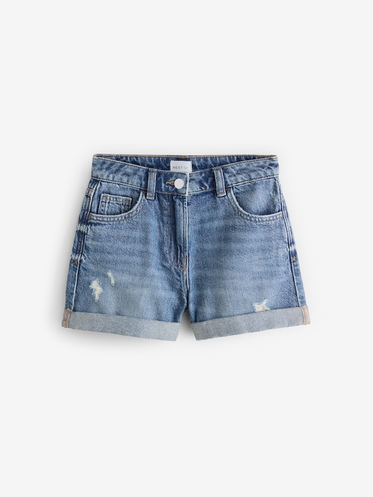 Dark Blue Denim Shorts 5 Pack - Image 1 of 1