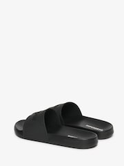 Superdry Black Logo Pool Sliders - Image 3 of 6