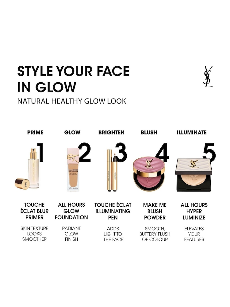 Yves Saint Laurent All Hours Glow Foundation - Image 8 of 8 Yves Saint Laurent All Hours Glow Foundation - Image 8 of 8