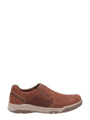 Marrón oscuro - Hush Puppies Fletcher Brown Shoes - Imagen 1 de 3