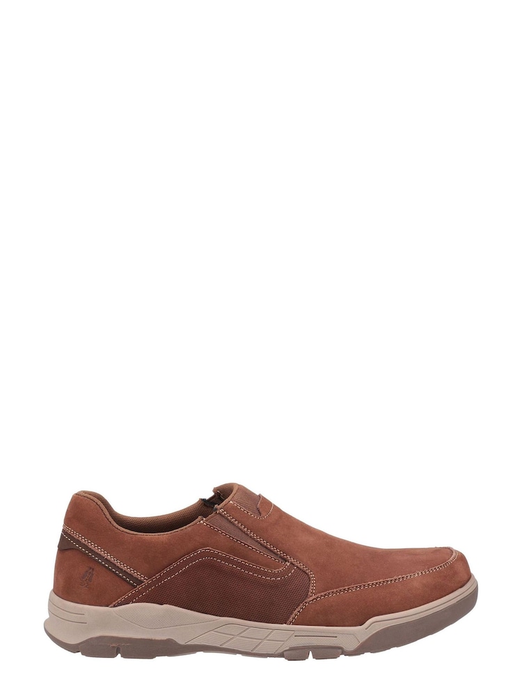 Marrón oscuro - Hush Puppies Fletcher Brown Shoes - Imagen 1 de 3