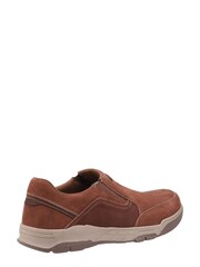Marrón oscuro - Hush Puppies Fletcher Brown Shoes - Imagen 3 de 3