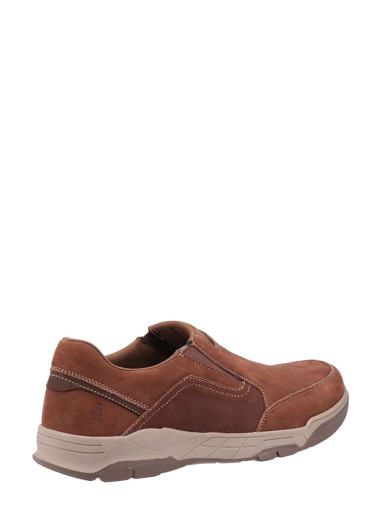 Marrón oscuro - Hush Puppies Fletcher Brown Shoes - Imagen 3 de 3