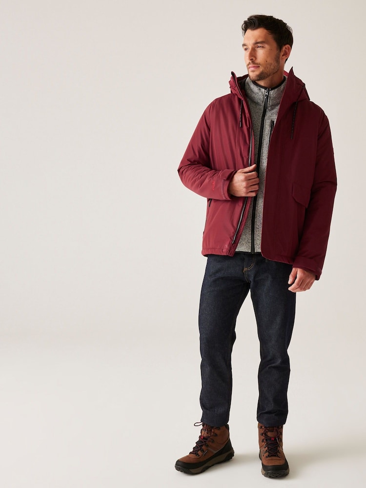 Regatta Red Sterlings Isotex 10000 Midweight Waterproof Jacket - Image 2 of 8