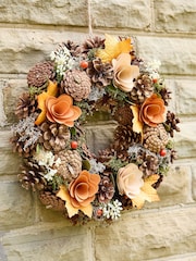 Dibor Autumn Woodland Wreath 34cm - Image 1 of 5