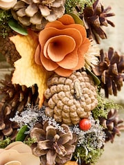 Dibor Autumn Woodland Wreath 34cm - Image 3 of 5