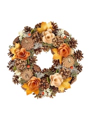 Dibor Autumn Woodland Wreath 34cm - Image 5 of 5